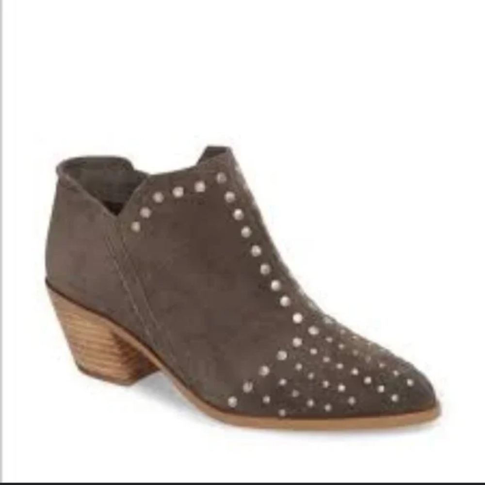 1 state studded ankle booties